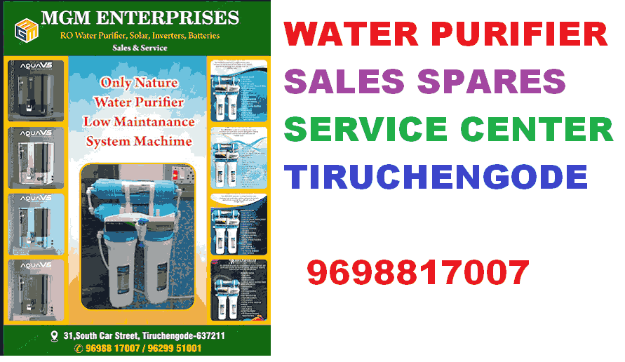 MGM Enterprises RO Water purifier in Tiruchengode